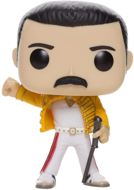 Queen Funko POP Musica Vinile Figura Freddie Mercury Wembley 1986 9 cm