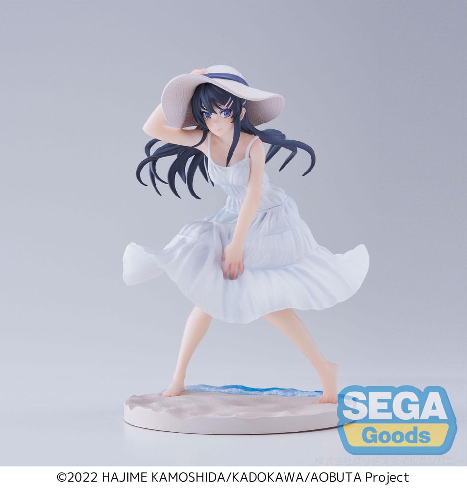 Rascal Does Not Dream Of A Bunny Girl Senpai Luminasta Pvc Statua Mai Sakurajima Summer Dress 17 Cm Sega