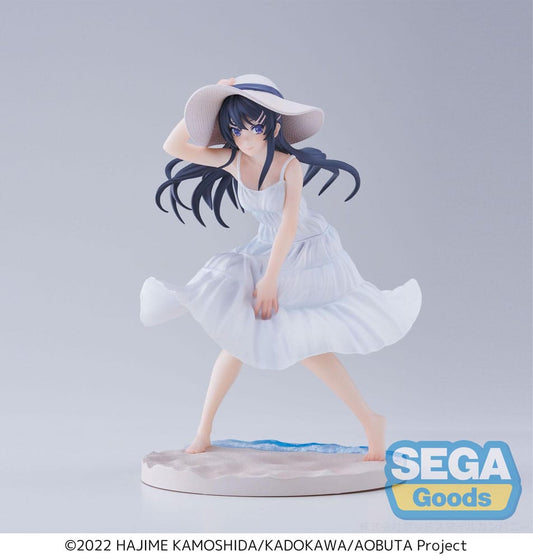 Rascal Does Not Dream Of A Bunny Girl Senpai Luminasta Pvc Statua Mai Sakurajima Summer Dress 17 Cm Sega