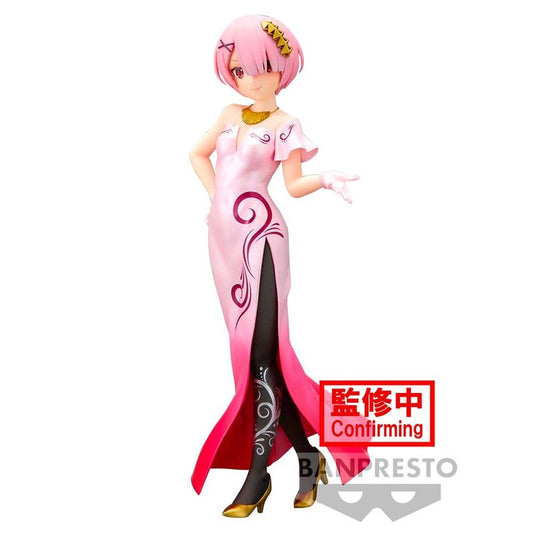 Re:zero Starting Life In Another World Glitter & Glamorous Ram Figura 23cm Banpresto