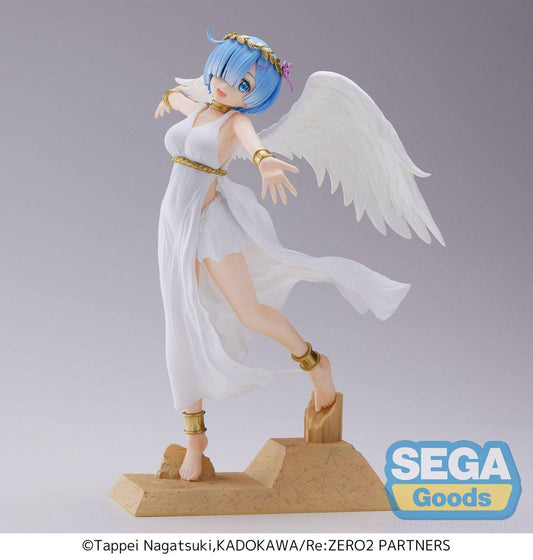 Re: Zero -starting Life In Another World- Luminasta Pvc Statua Rem Super Demon Angel 21 Cm Sega