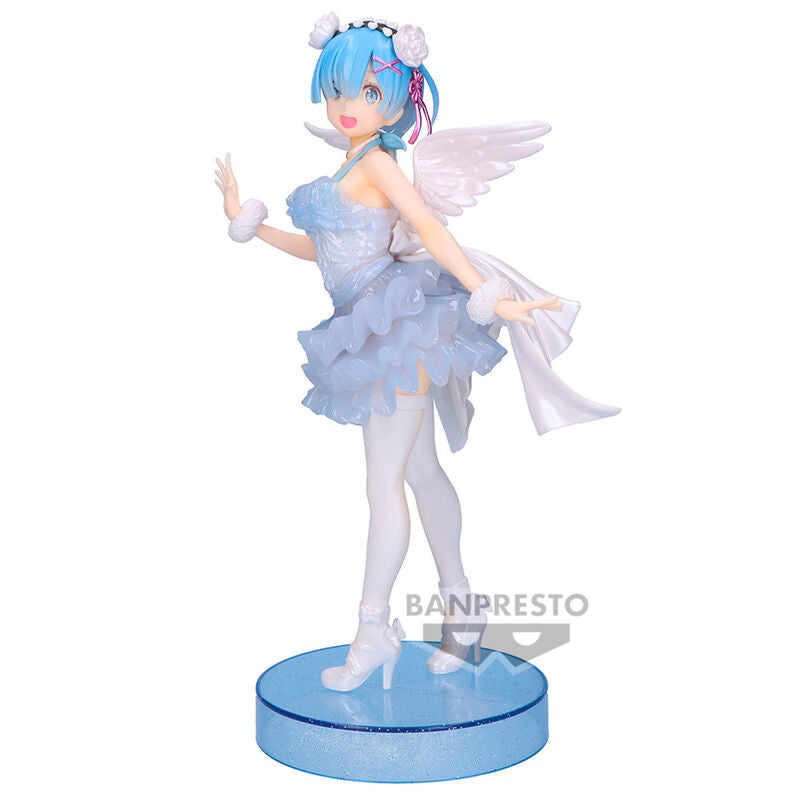 Re:zero Starting Life In Another World Rem Clear & Dressy Figura 22cm Banpresto