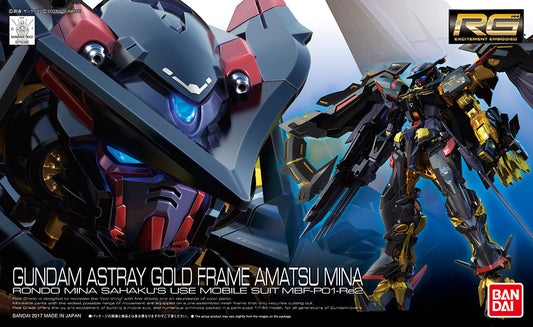 Gundam REAL GRADE RG Model Kit Astray Gold Frame Amatsu Scala 1/144 14 cm Bandai