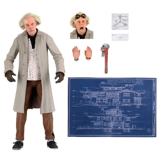 Ritorno Al Futuro Statua Doc Brown Ultimate Figura 18cm  Neca