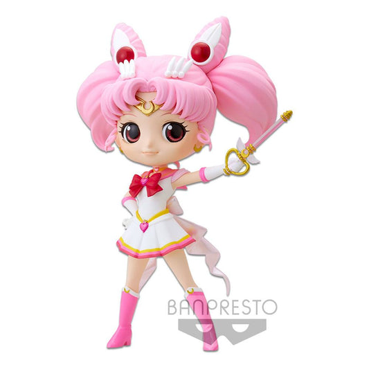 Sailor Moon Eternal The Movie Q Posket Mini Figura Super Sailor Chibi Moon Kaleidoscope Ver. 14 Cm Banpresto