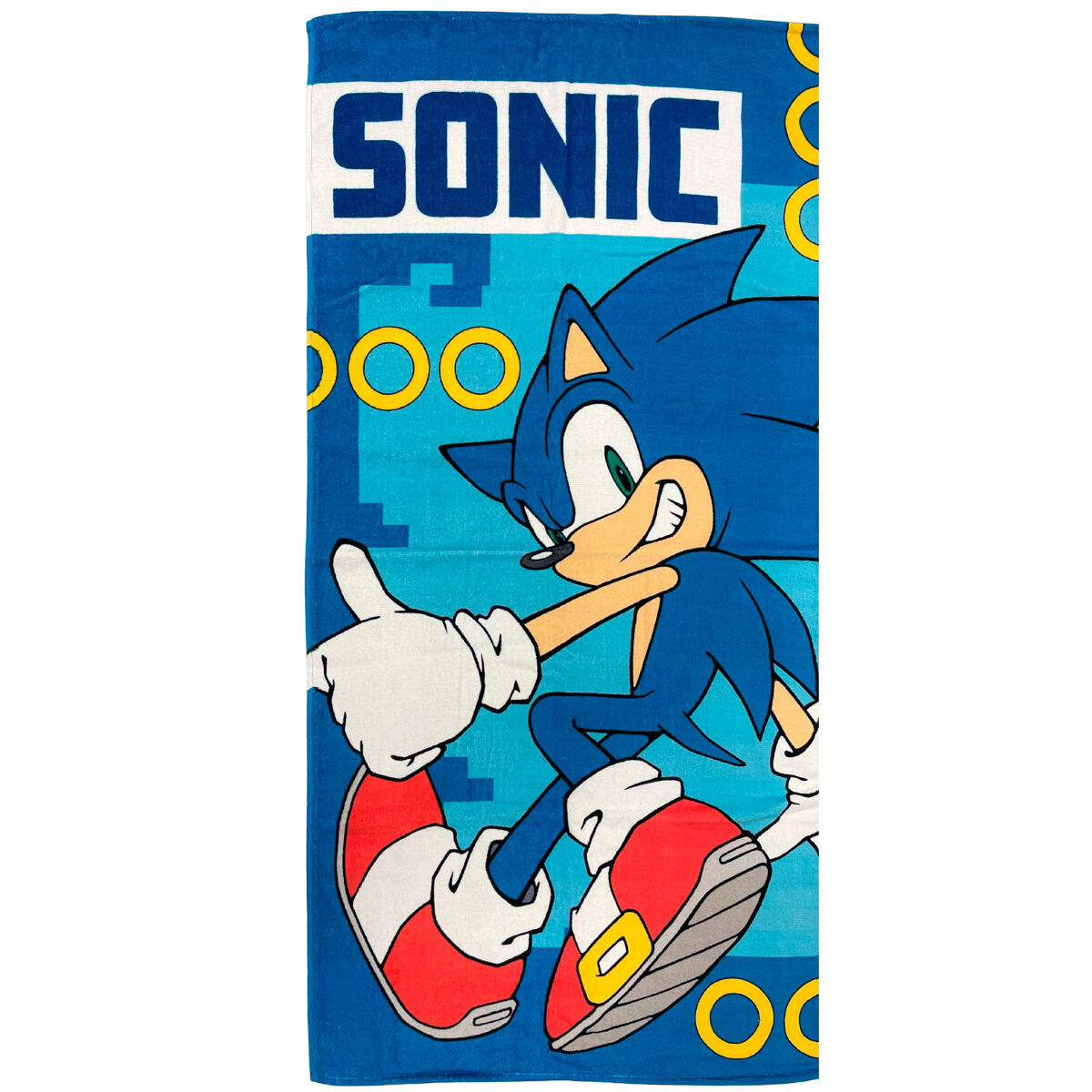 Sonic The Hedgehog Cotone Telo Mare Sega