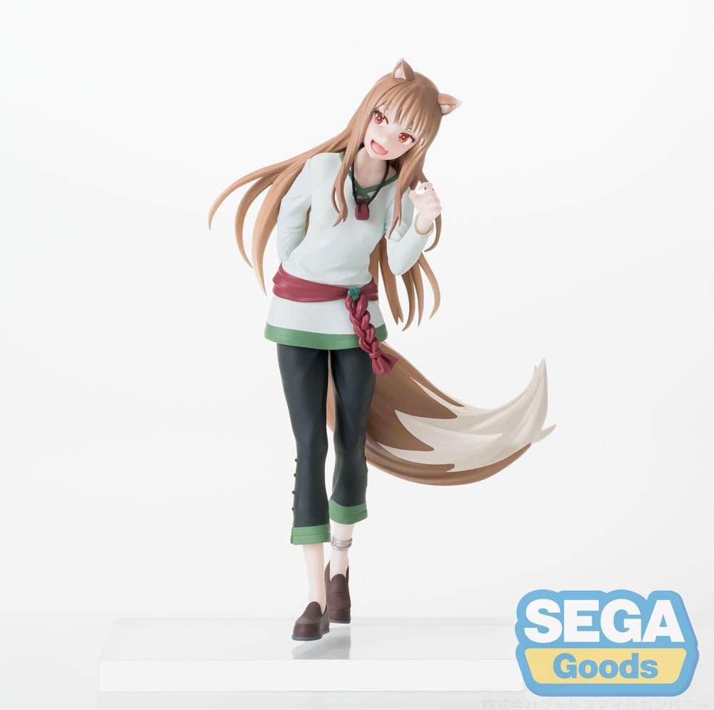 Spice E Wolf: Merchant Meets The Wise Wolf Pvc Statua Desktop X Decorate Collections Holo 16 Cm Sega