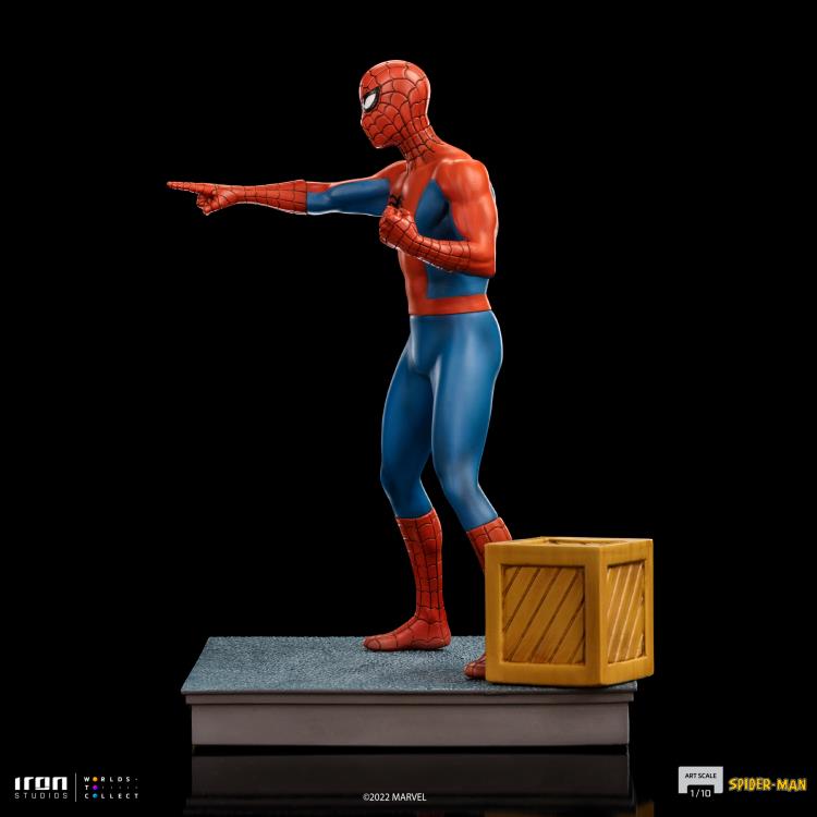 Spider-man Animated 60s 1/10 Statua Statua Iron Studios