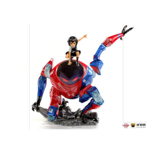 Spider-man: Into The Spider-verse Bds Art Scale Deluxe Statua 1/10 Peni Parker & Sp 25 Cm Iron Studios