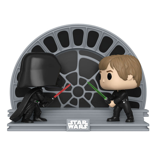 Star Wars 40th Anniversario Pop Moment! Vinile 2 Figure Luke Vs Vader 9 Cm Funko