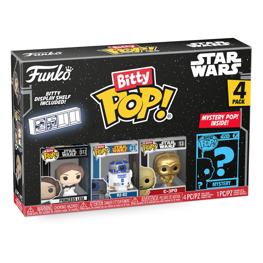 Star Wars Bitty Pop! Vinile Figura 4-pack Leia 2,5 Cm Funko