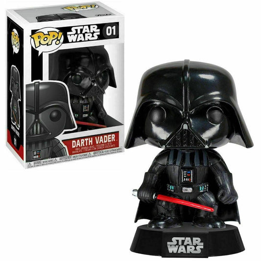 Star Wars Funko Pop Film Figura Vinile Darth Vader Bobble-Head 9 cm