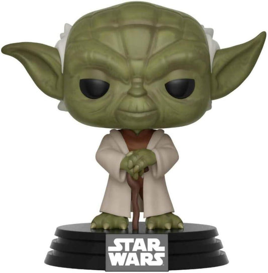 Star Wars Funko Pop Film Vinile Figura Clone Wars Yoda 9 cm