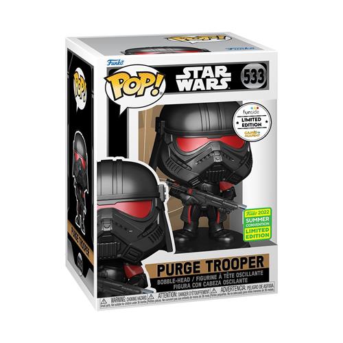 Star Wars - Pop Funko Vinile Figura 533 Purge Trooper - Ga Excl Sdcc 2022 Funko Figures