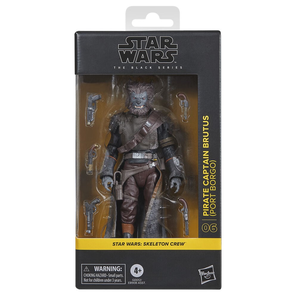 Star Wars Skeleton Crew Pirate Captain Brutus Port Borgo Figura 15cm Hasbro