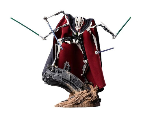 Star Wars Statua Delux Generale Grievous 30 cm 1/10 Iron Studios