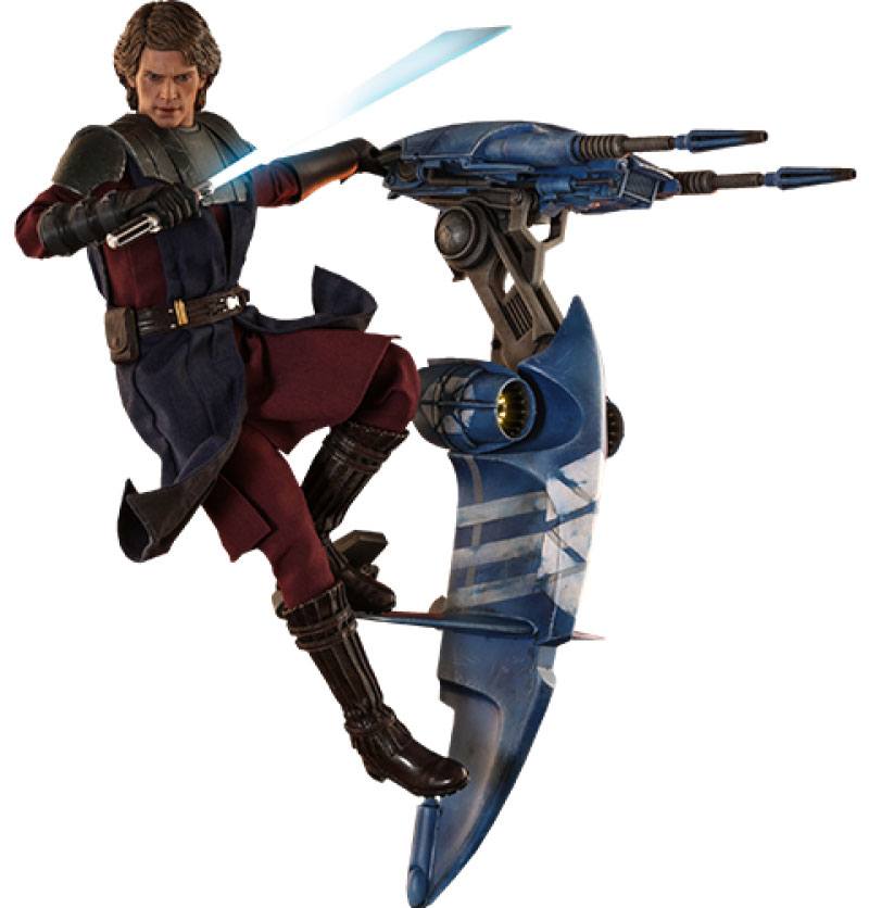 Star Wars The Clone Wars Action Figura 1/6 Anakin Skywalker & Stap 31 Cm Hot Toys