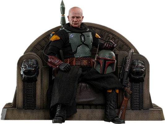 Star Wars The Mandalorian Action Figura 1/6 Boba Fett (repaint Armor) E Throne 30 Cm Hot Toys