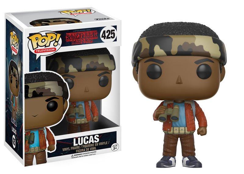 Stranger Things Funko Pop Vinile Figura Lucas 9 Cm