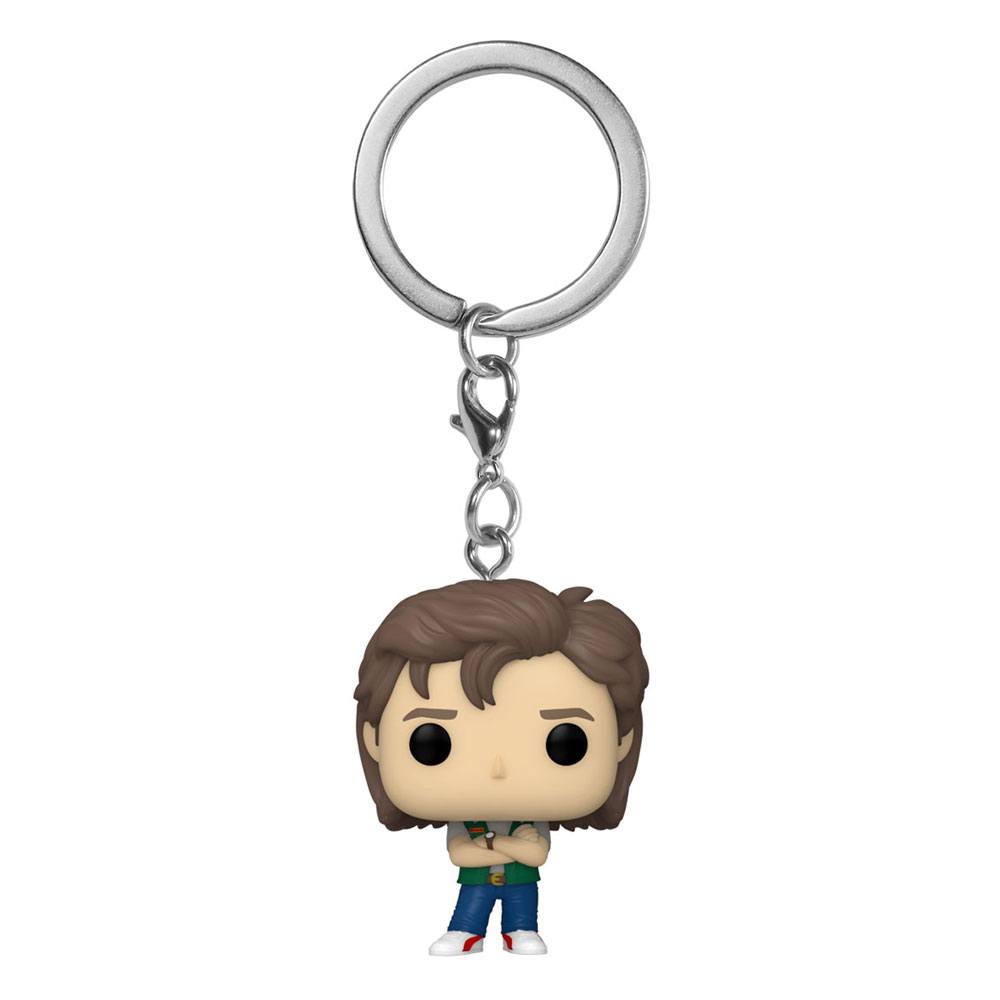 Stranger Things Portachiavis 4 Cm Steve Funko Pop Vinile