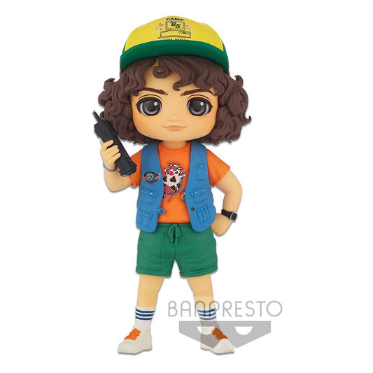 Stranger Things Q Posket Mini Figura Dustin 13 Cm Banpresto