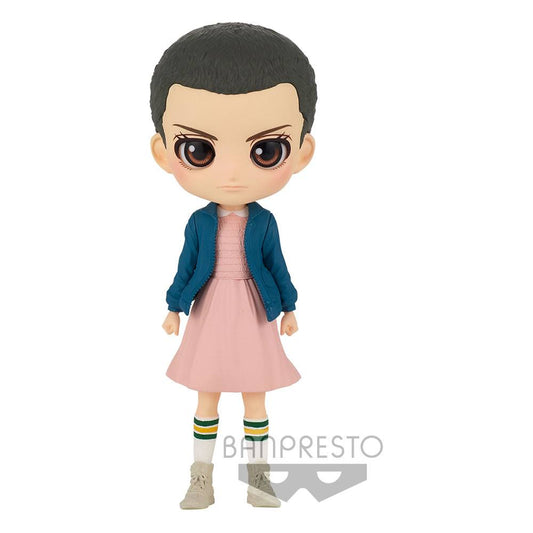 Stranger Things Q Posket Mini Figura Eleven Vol. 1 13 Cm Banpresto