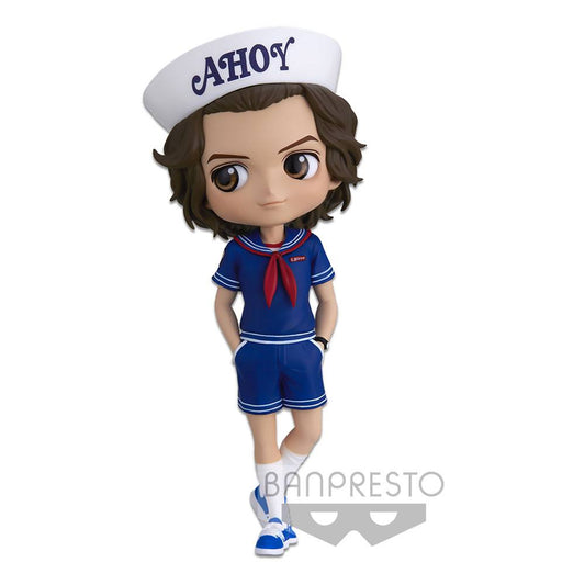 Stranger Things Q Posket Mini Figura Steve 14 Cm Banpresto