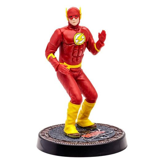 The Big Bang Theory Sheldon Cooper in Costume da Flash 15 Cm Scatola Rovinata