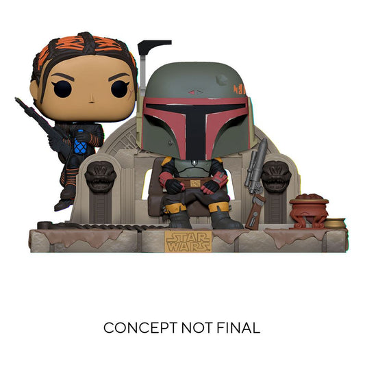 The Mandalorian Pop Moment! Vinile Figures 2-pack Boba Fett & Fennec Shand 9 Cm Funko