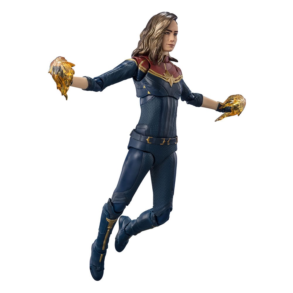 The Marvels S.h. Figuarts Action Figura Captain Marvel 15 Cm Bandai Tamashii Nations