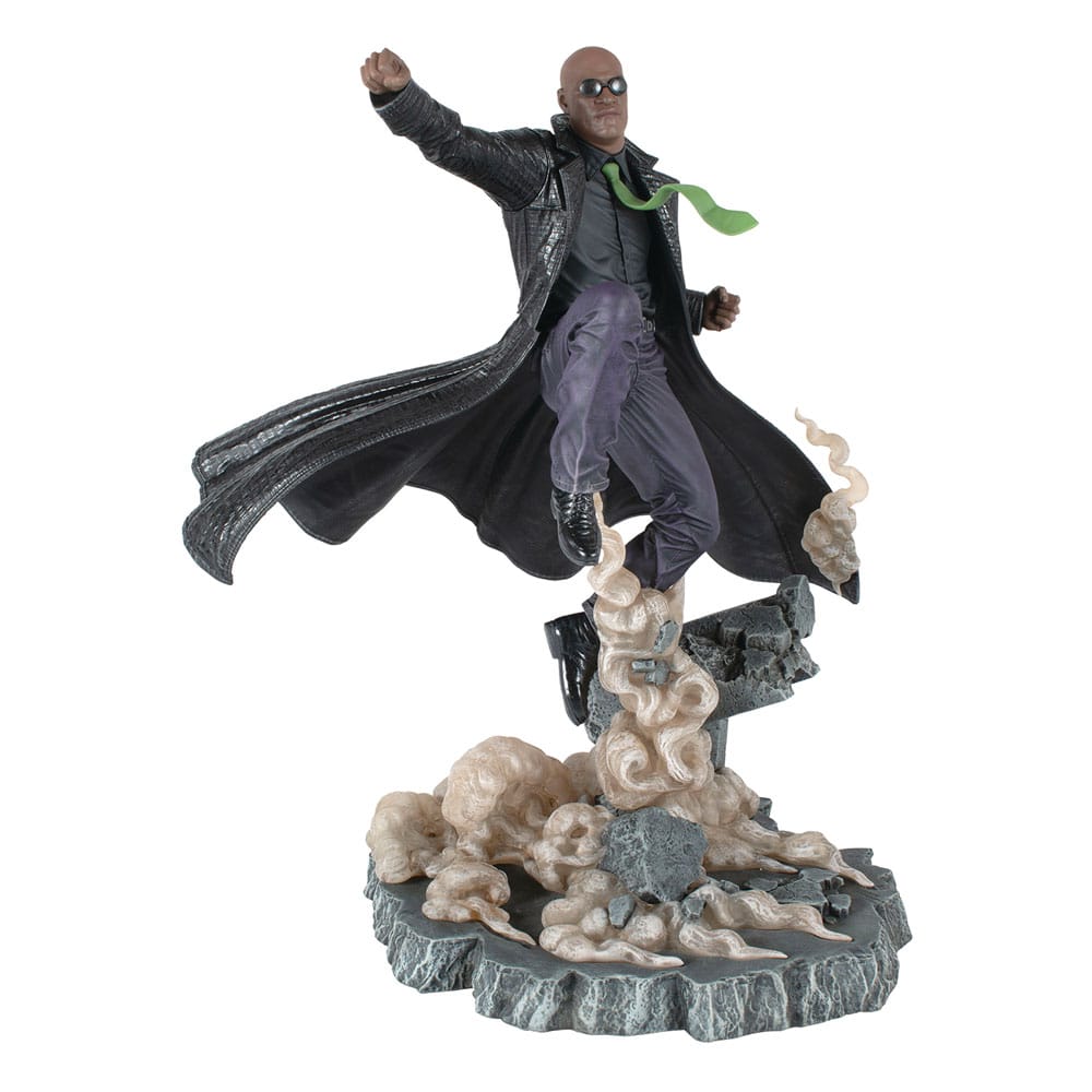 The Matrix Gallery Deluxe Pvc Statua Morpheus 30 Cm Diamond Select