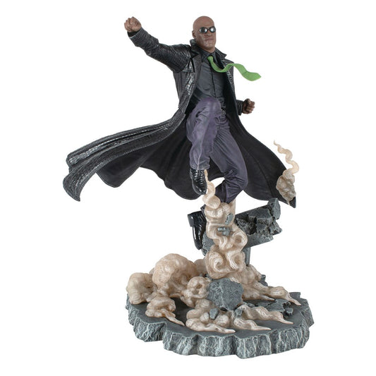 The Matrix Gallery Deluxe Pvc Statua Morpheus 30 Cm Diamond Select