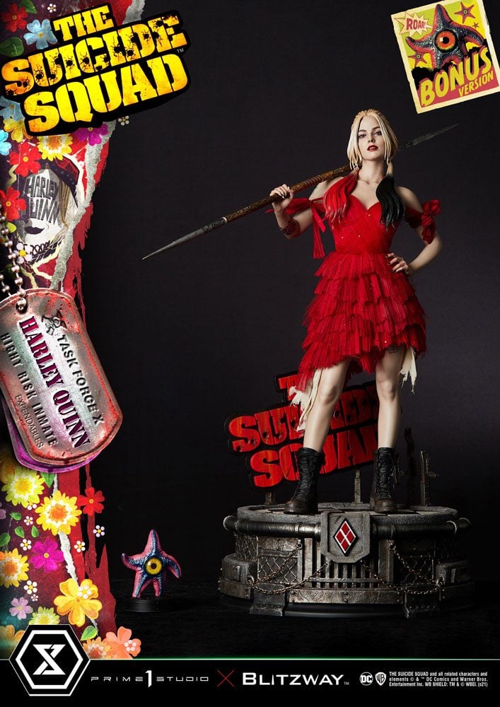 The Suicide Squad Statua 1/3 Harley Quinn Bonus Version 71 Cm Prime 1 Studio