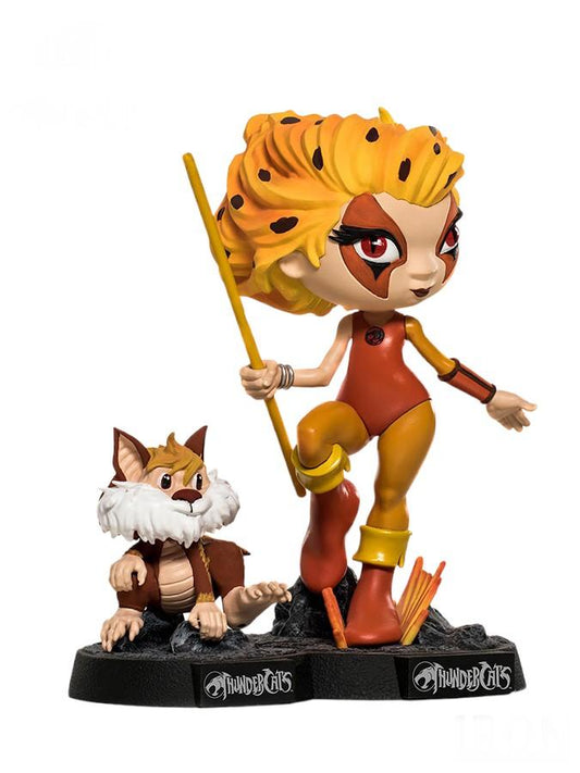 Thundercats MiniCo Statua Cheetara e Snarf 14 Cm Iron Studios