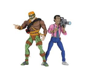 Tmnt Rat King & Vernon 2pk Action Figura Neca