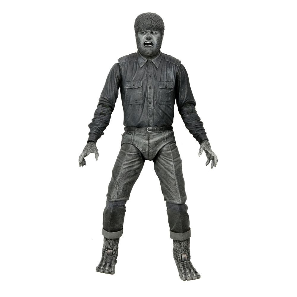 Universal Monsters Action Figura Ultimate The Wolf Man (black & White) 18 Cm Neca