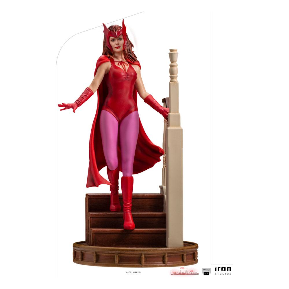 Wandavision Art Scale Statua 1/10 Wanda Halloween Version 23 Cm Iron Studios