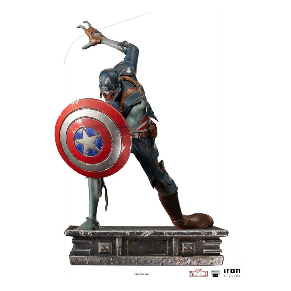 What If...? Art Scale Statua 1/10 Captain America Zombie 22 Cm Iron Studios