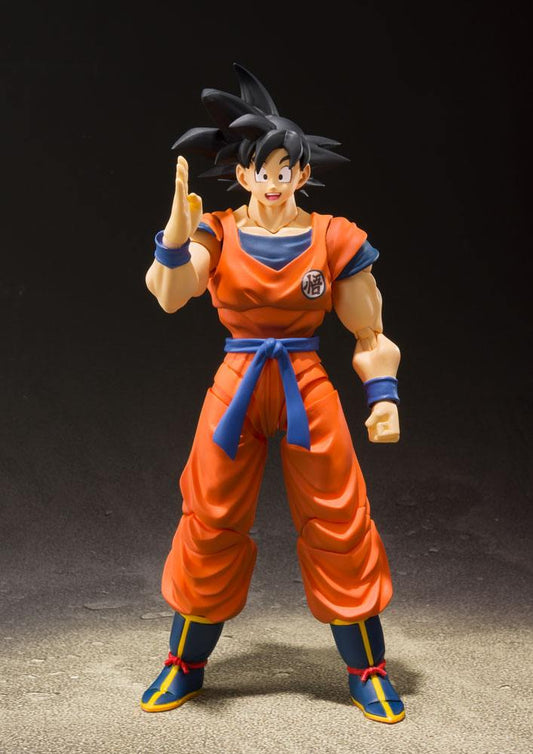 DRAGON BALL Z EARTH S.H FIGUARTS FIGURA SON GOKU 14 CM BANDAI