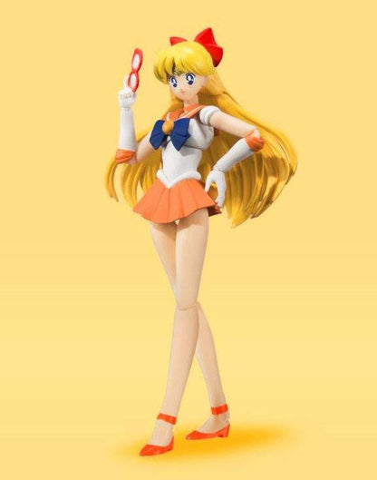 BANDAI SAILOR VENUS SAILOR MOON S.H. FIGUARTS ANIMATION COLOR EDITION ACTION FIGURE 14 CM