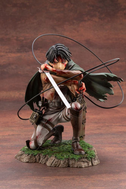 Attack on Titan ARTFXJ Statue 1/7 Levi Fortitude Ver. 17cm Statue Attack on Titan