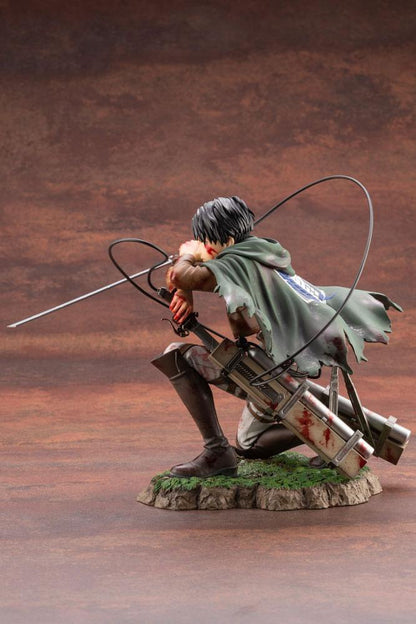 Attack On Titan Artfxj Statua 1/7 Levi Fortitude Ver. 17 Cm Kotobukiya