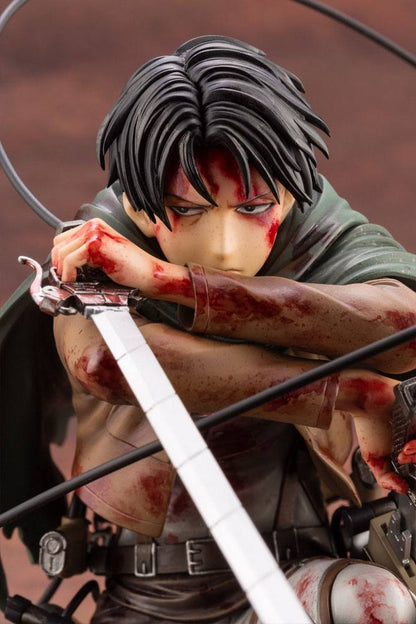 Attack On Titan Artfxj Statua 1/7 Levi Fortitude Ver. 17 Cm Kotobukiya