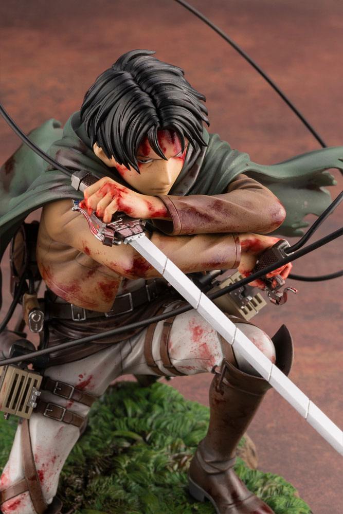 Hot Deals Attack on Titan ARTFXJ Statue 1/7 Levi Fortitude Ver. 17 cm