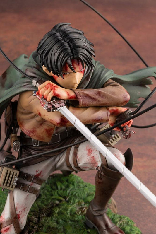 Attack On Titan Artfxj Statua 1/7 Levi Fortitude Ver. 17 Cm Kotobukiya