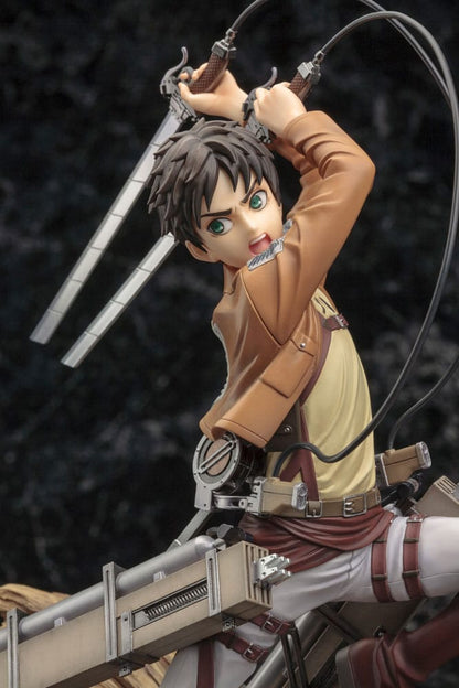 Attack on Titan ARTFXJ Statue 1/8 Eren Yeager Renewal Package Ver. 26 cm