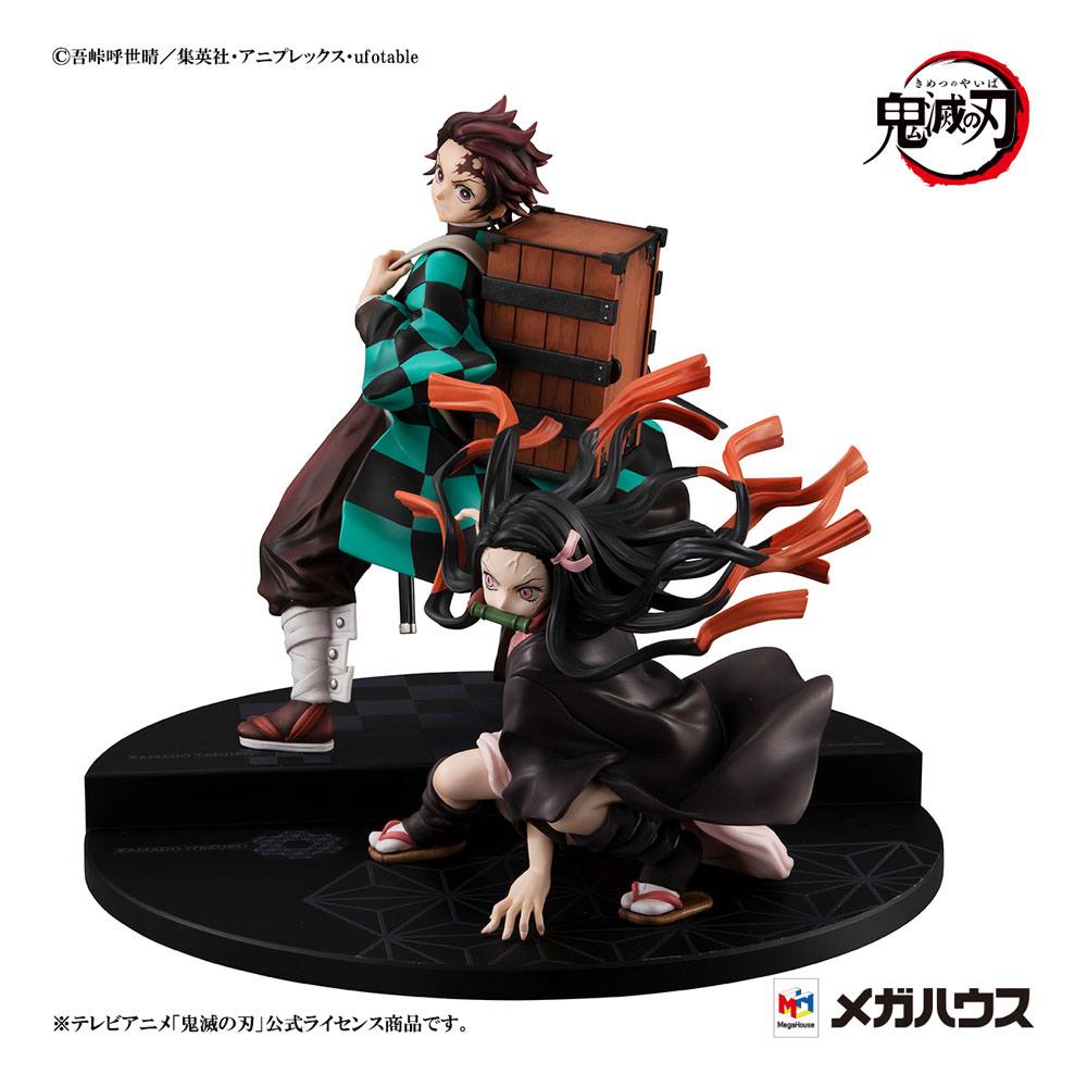 Demon Slayer Kimetsu no Yaiba Precious G.E.M. Series Statues Kamado Brother & Sister 13 - 17 cm