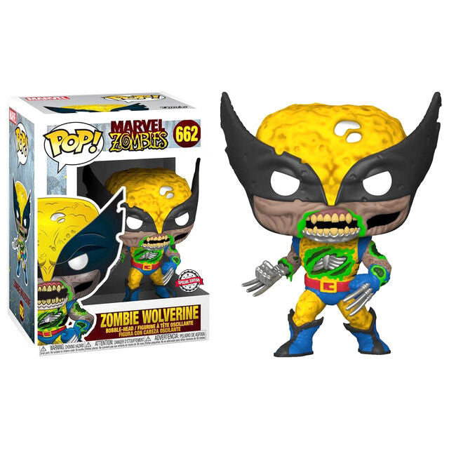 Zombies Funko POP Marvel Vinile Figura Zombie Wolverine 25 cm Esclusiva